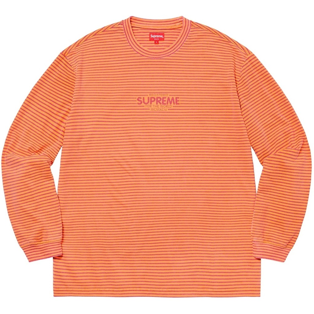 Supreme stripped long sleeve